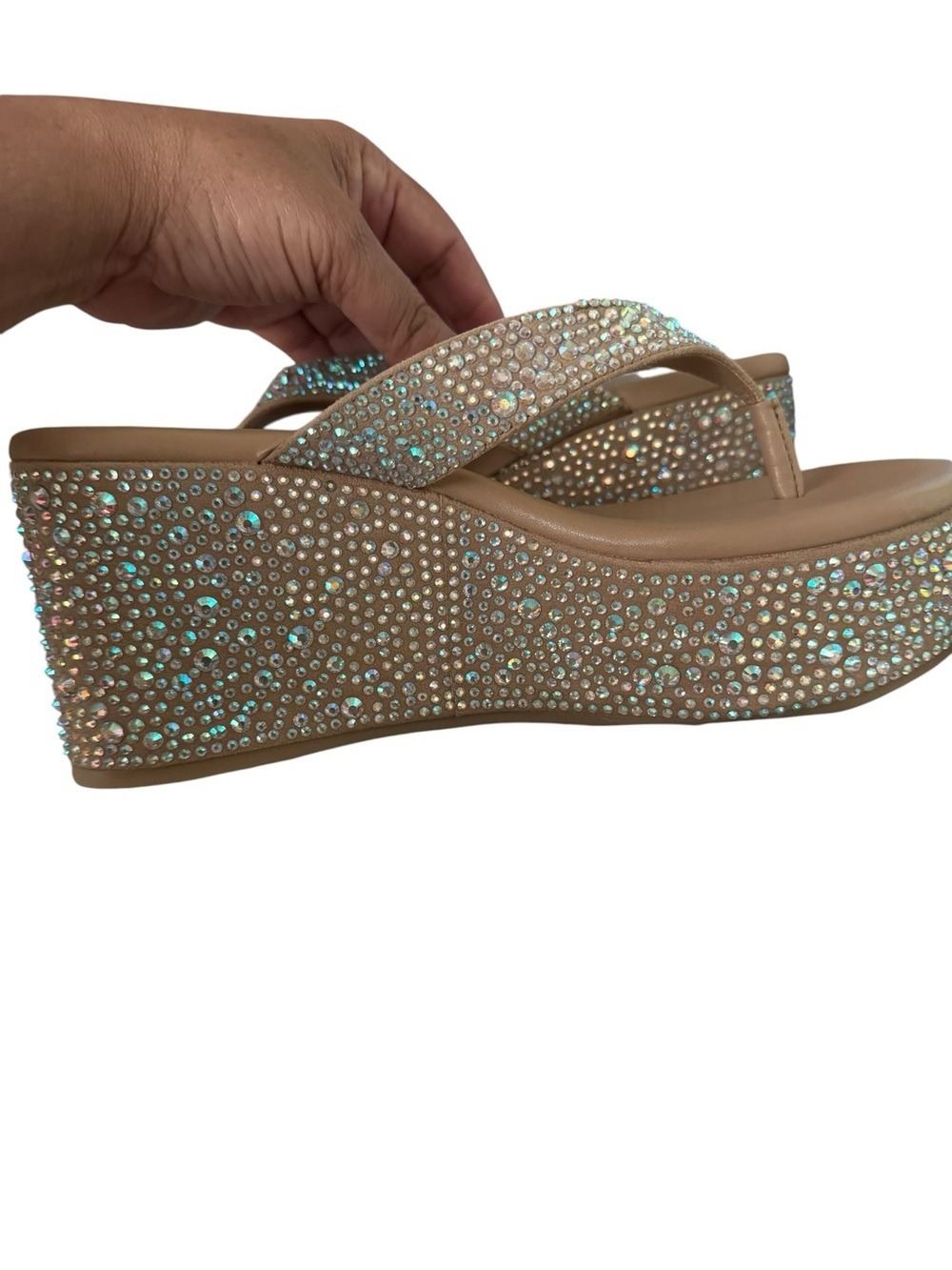 Wild Pair
Women's Loli Embellished Thong Platform Sandals - Picture 8 of 11